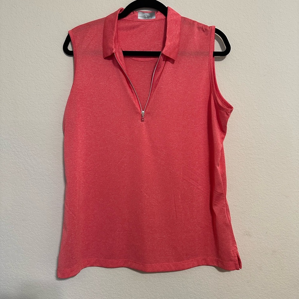 Callaway Golf Pink Polo Tank Top